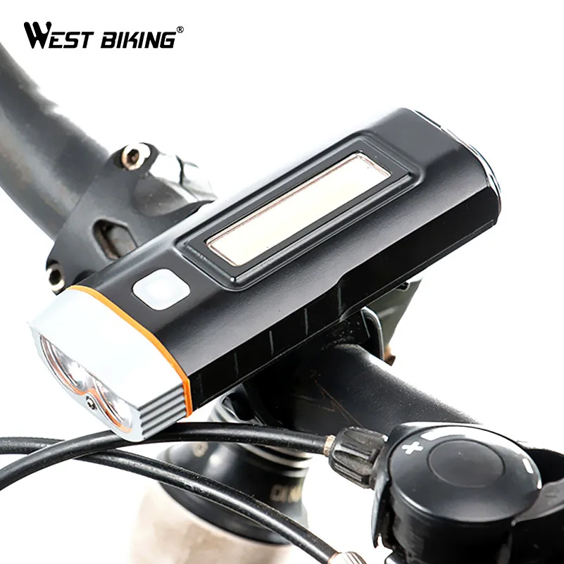 Image WEST BIKING Cycling Light Waterproof Multi function XPG R5 Front Light USB Charging Lamp Bike Headlight Power Bank Bicycle Light