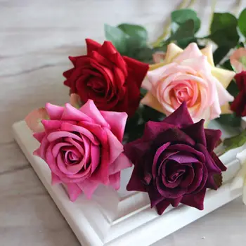 1Pc Artificial Rose Fake Flowers Leaf Home Room Bridal Bouquet Wedding Decoration Fashion
1Pc Artificial Rose Fake Flowers Leaf Home Room Bridal Bouquet Wedding Decoration Fashion
