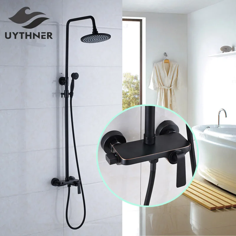 Newly US Free Shipping Wholesale And Retail Oil Rubbed Bronze Bath Shower Faucet Set 8" Rain Shower Head + Hand Shower Spray
Newly US Free Shipping Wholesale And Retail Oil Rubbed Bronze Bath Shower Faucet Set 8" Rain Shower Head + Hand Shower Spray