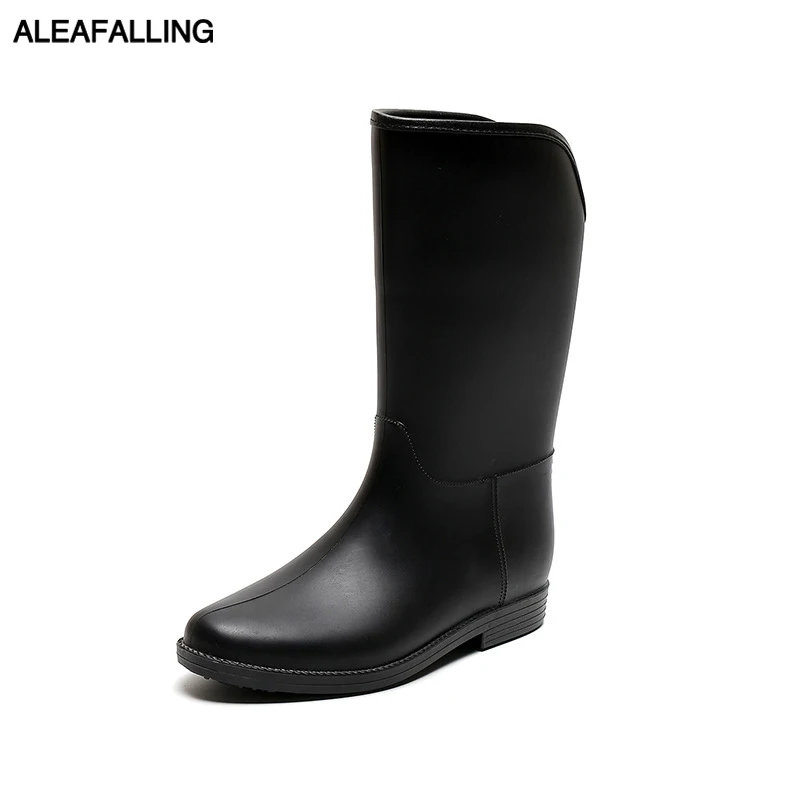 Aleafalling Fashion Women Knee High Rain Boot High Tube Women Outdoor Street Motorcycle lRain Shoes Waterproof Zapatos Mujer
Aleafalling Fashion Women Knee High Rain Boot High Tube Women Outdoor Street Motorcycle lRain Shoes Waterproof Zapatos Mujer