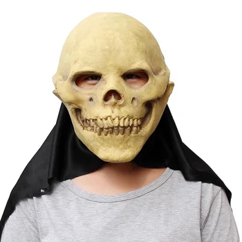 Latex Skull Mask Halloween Party Masquerade Adult Masks Scary Creepy Party Prop Novelty Theater Mask
Latex Skull Mask Halloween Party Masquerade Adult Masks Scary Creepy Party Prop Novelty Theater Mask