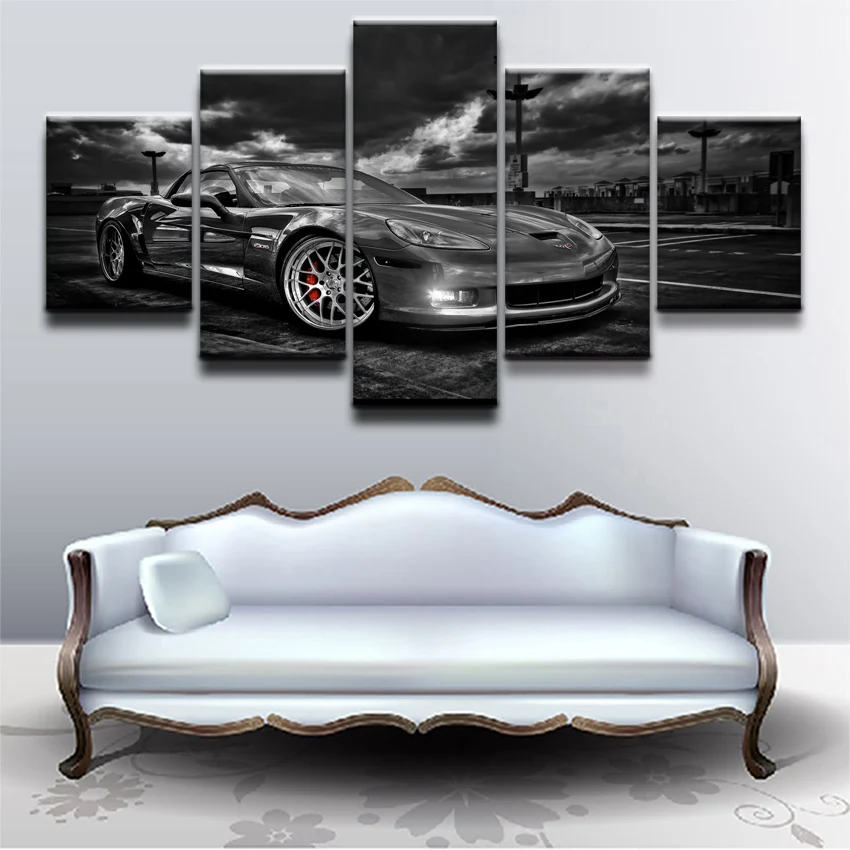 Modular Unique Wall Art Pictures Canvas HD Printed Poster Modern Home Decor 5 Pieces Chevrolet Corvette Car Painting Framework
Modular Unique Wall Art Pictures Canvas HD Printed Poster Modern Home Decor 5 Pieces Chevrolet Corvette Car Painting Framework
