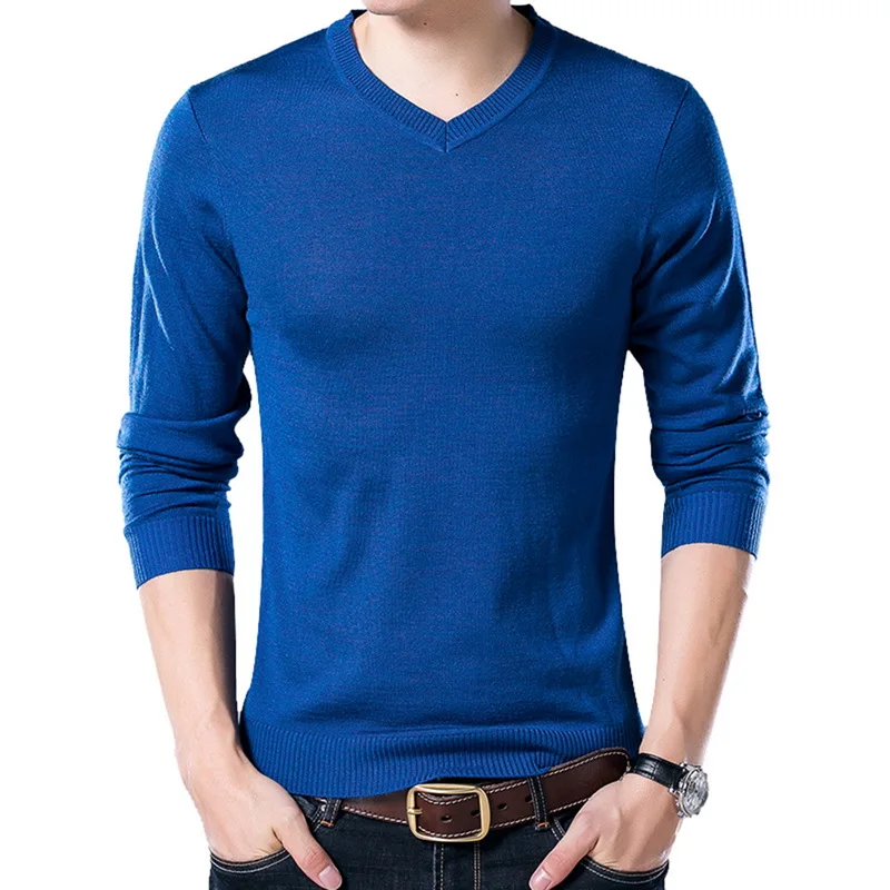 MJARTORIA Men's Spring and Autumn Fashion Casual V-neck Solid Color Long Sleeve Sweater Wool Slim Knit Bottoming Shirt
MJARTORIA Men's Spring and Autumn Fashion Casual V-neck Solid Color Long Sleeve Sweater Wool Slim Knit Bottoming Shirt