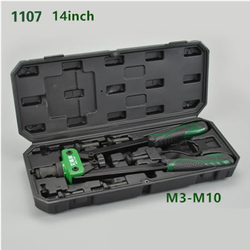 13"/14" 360mm M3 M4 M5,M6,M8,M10 Hand Riveter Rivet Gun, Riveting Tools With Nut Setting System M3-M10
13"/14" 360mm M3 M4 M5,M6,M8,M10 Hand Riveter Rivet Gun, Riveting Tools With Nut Setting System M3-M10