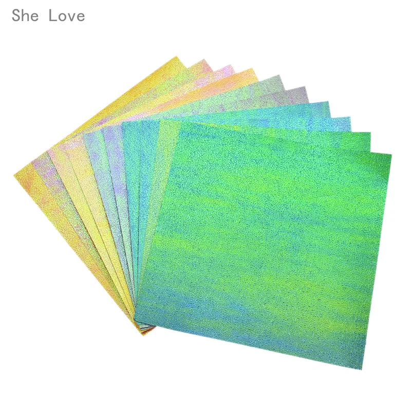 She Love 10 Sheets Square Origami Paper Double Sided Shining Papers DIY Kids Folded Paper Craft Scrapbooking Decoration
She Love 10 Sheets Square Origami Paper Double Sided Shining Papers DIY Kids Folded Paper Craft Scrapbooking Decoration
