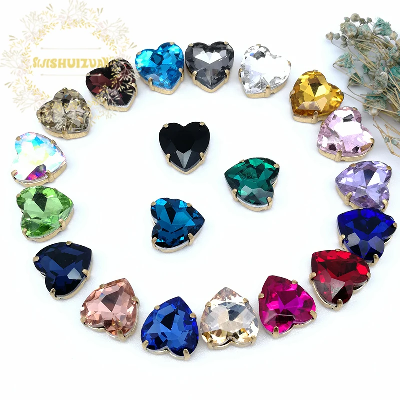 Mix Color Heart Crystal Rhinestone Hand Sew On Glass Stones Ornament Diamond Beads For Dress DIY Crafts Claw Drill Accessories
Mix Color Heart Crystal Rhinestone Hand Sew On Glass Stones Ornament Diamond Beads For Dress DIY Crafts Claw Drill Accessories
