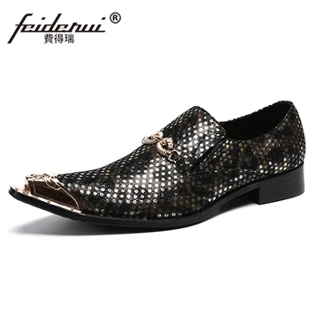Plus Size New Arrival Metal Tipped Pointed Toe Man Formal Dress Footwear Genuine Leather Slip on Men's Banquet Party Shoes SL226
Plus Size New Arrival Metal Tipped Pointed Toe Man Formal Dress Footwear Genuine Leather Slip on Men's Banquet Party Shoes SL226