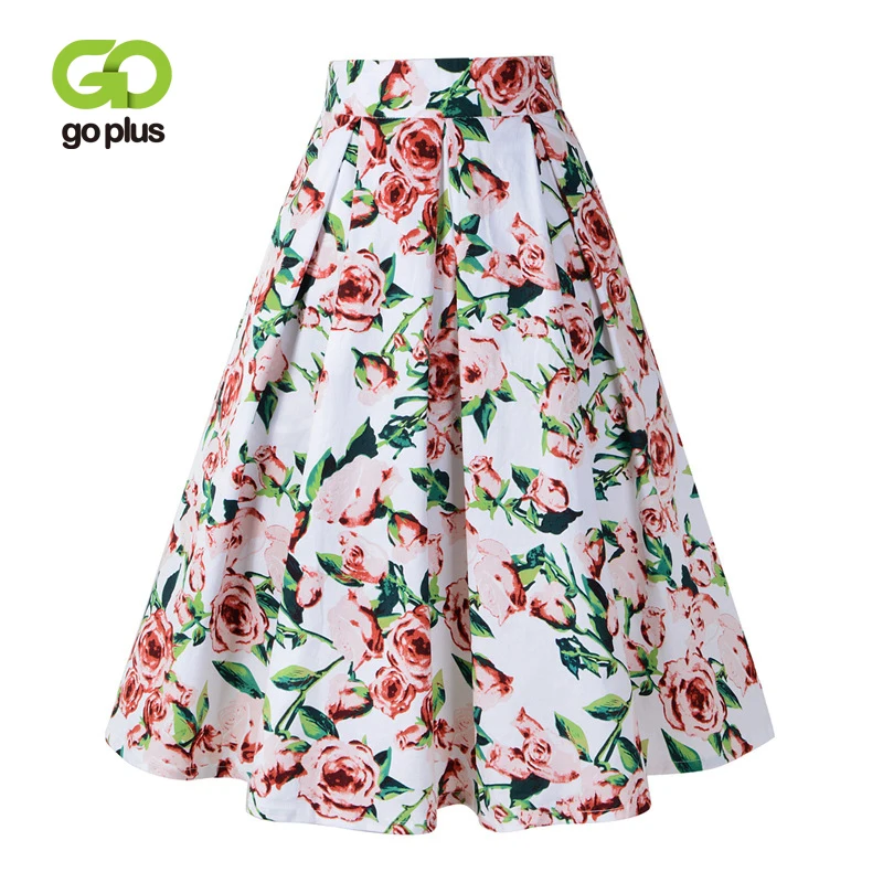 GOPLUS Floral Print Pleated Skirts Women Sexy High Waist A-Line Midi Skirt Lady 2019 Spring Winter Vintage Party Skirts Female
GOPLUS Floral Print Pleated Skirts Women Sexy High Waist A-Line Midi Skirt Lady 2019 Spring Winter Vintage Party Skirts Female