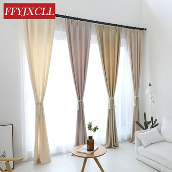 Chenille Thicken 85% Shading Blackout Curtains Cloth Modern Yarn Dyed Solid Color Curtains For Living Room Window
Chenille Thicken 85% Shading Blackout Curtains Cloth Modern Yarn Dyed Solid Color Curtains For Living Room Window