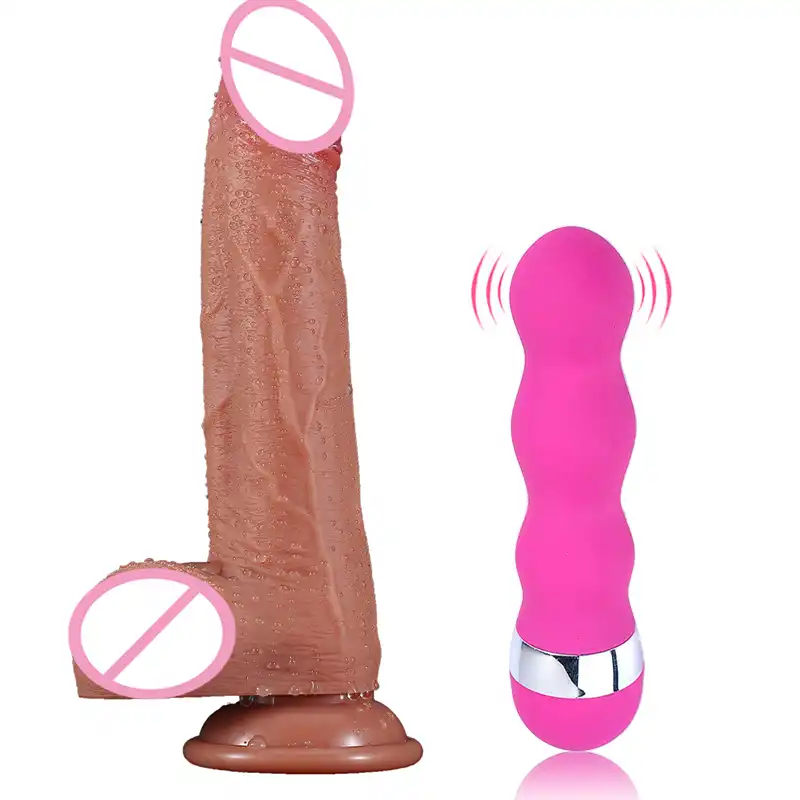 Big dick vibrator sex toys messy