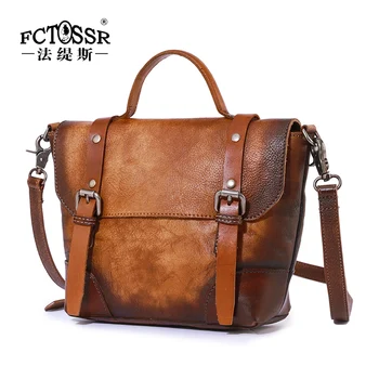 Original Leather Shoulder Crossbody Bag Female Handmade Art Handbag Retro Cowhide Wild Messenger Bag New Cover Type Women Bag
Original Leather Shoulder Crossbody Bag Female Handmade Art Handbag Retro Cowhide Wild Messenger Bag New Cover Type Women Bag