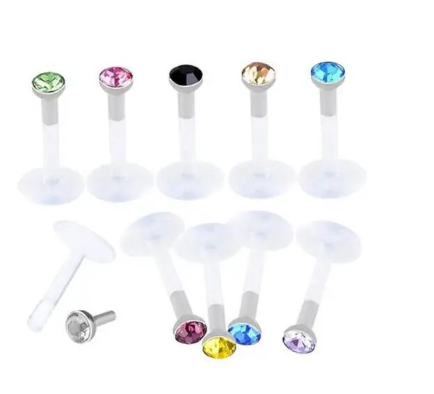 1PC New Fashion Round Zircon CZ 316l Steel&PTFE Labret Lip Bar Ring Piercing Ear Cartilage Tragus Sexy Girl Jewelry for women
1PC New Fashion Round Zircon CZ 316l Steel&PTFE Labret Lip Bar Ring Piercing Ear Cartilage Tragus Sexy Girl Jewelry for women