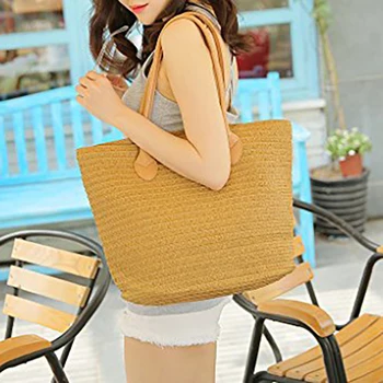 AUAU-Women Reusable Shopper Bag Organizer Beach Tote Bag Shoulder Or Top-Handle Handbag For Beach Vacation/Baby/Outdoor Activi
AUAU-Women Reusable Shopper Bag Organizer Beach Tote Bag Shoulder Or Top-Handle Handbag For Beach Vacation/Baby/Outdoor Activi