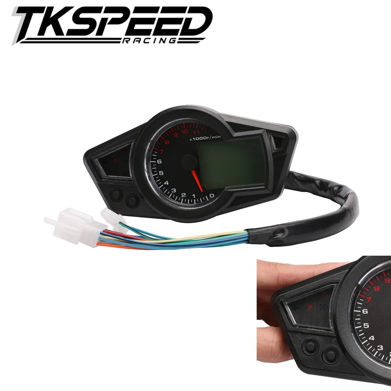FREE SHIPPING Motorcycle LCD Speedometer Motorcycle Digital Odometer Speedometer Tachometer Fit for 2&4 Cylinders
FREE SHIPPING Motorcycle LCD Speedometer Motorcycle Digital Odometer Speedometer Tachometer Fit for 2&4 Cylinders