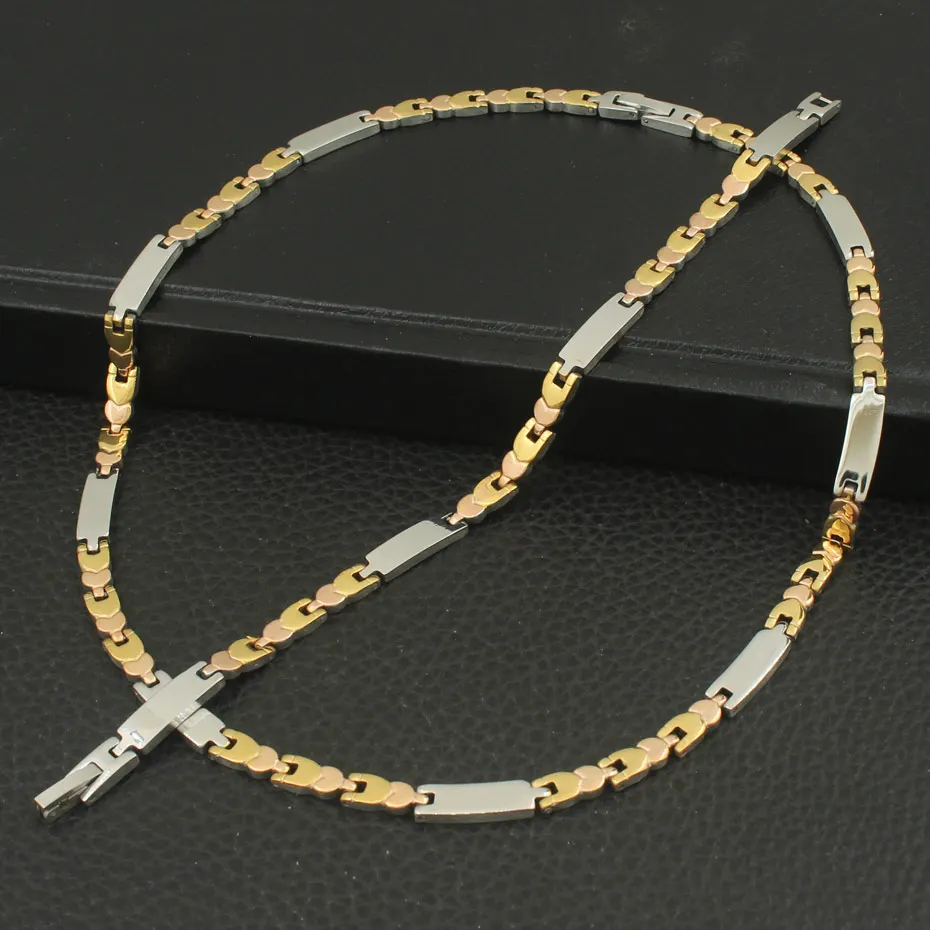Newest Stainless Steel Vintage Jewelry Sets Gold Color Bracelet +Necklace set For Women Hot Sell SFKZANEI
Newest Stainless Steel Vintage Jewelry Sets Gold Color Bracelet +Necklace set For Women Hot Sell SFKZANEI