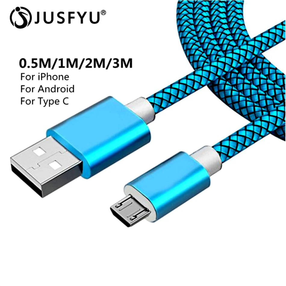 0.5m/50cm/1m/2m/3m Type C Charge Cable Charger Micro USB-C Type-C Nylon Cabel for iPhone 7 Xiaomi Mi6x Samsung Galaxy S8 S9 Plus
0.5m/50cm/1m/2m/3m Type C Charge Cable Charger Micro USB-C Type-C Nylon Cabel for iPhone 7 Xiaomi Mi6x Samsung Galaxy S8 S9 Plus