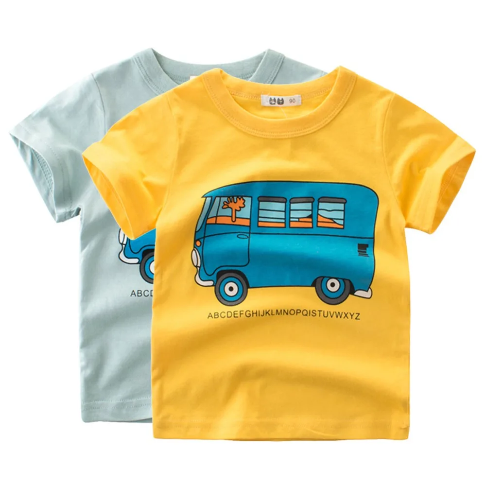 Summer Children T Shirt Cute Cartoon Car Printed Comfort Cotton O Neck Short Sleeve 2 Colors Available Kids Clothing
Summer Children T Shirt Cute Cartoon Car Printed Comfort Cotton O Neck Short Sleeve 2 Colors Available Kids Clothing