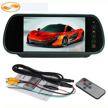 DC 12V 7" TFT LCD Color Car Mirror Monitor Rear View Display Screen with 2 Channels Video Input for Reversing Camera
DC 12V 7" TFT LCD Color Car Mirror Monitor Rear View Display Screen with 2 Channels Video Input for Reversing Camera