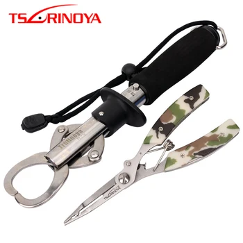 TSURINOYA Stainless Steel Fish Grip With Weight+Mutil-function Lure Pliers(Small Circle Dedicated) Fish Grip Fishing Pliers
TSURINOYA Stainless Steel Fish Grip With Weight+Mutil-function Lure Pliers(Small Circle Dedicated) Fish Grip Fishing Pliers