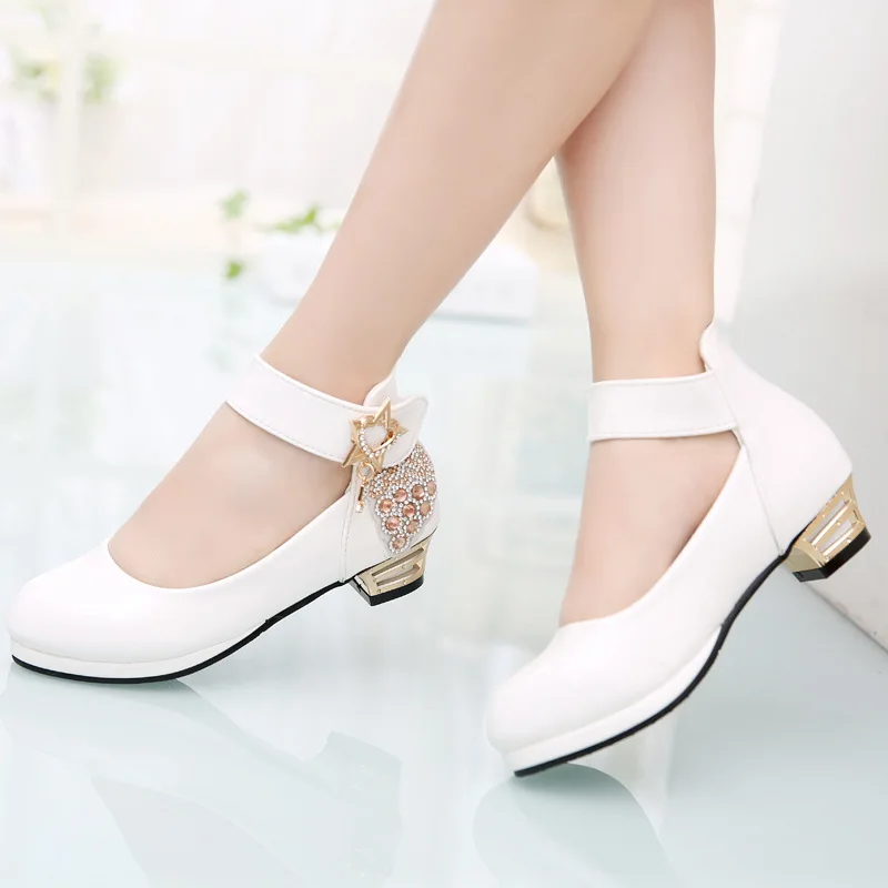 Girls Leather Shoes for Children High Heel Fashion Dress Princess Shoes White Sandals Kids Glitter Party Wedding Dance Red Shoes
Girls Leather Shoes for Children High Heel Fashion Dress Princess Shoes White Sandals Kids Glitter Party Wedding Dance Red Shoes