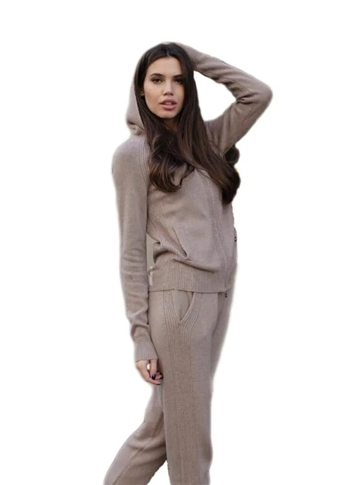 2019 Fashion Autumn Winter Women Hooded Sweater Sweatshirt Coat+Pant Knitted Sporting Suit 2 Piece Set Female Tracksuit Clothing
2019 Fashion Autumn Winter Women Hooded Sweater Sweatshirt Coat+Pant Knitted Sporting Suit 2 Piece Set Female Tracksuit Clothing