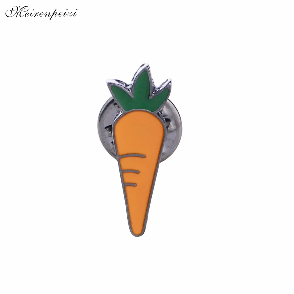 Эмаль морковь PIN яркая детская одежда с рисунком персонажей Джуди значки