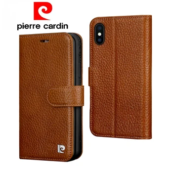 Pierre Cardin Flip Genuine Leather Case For iPhone X XR XS Max Luxury Wallet Card Slots Phone Case For iPhone X XR XS Max Cover
Pierre Cardin Flip Genuine Leather Case For iPhone X XR XS Max Luxury Wallet Card Slots Phone Case For iPhone X XR XS Max Cover