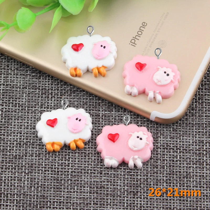 10pcs 26*21mm Pink Resin animal sheep lamb charms kawaii flatback cabochon sticker for diy jewelry making findings components
10pcs 26*21mm Pink Resin animal sheep lamb charms kawaii flatback cabochon sticker for diy jewelry making findings components