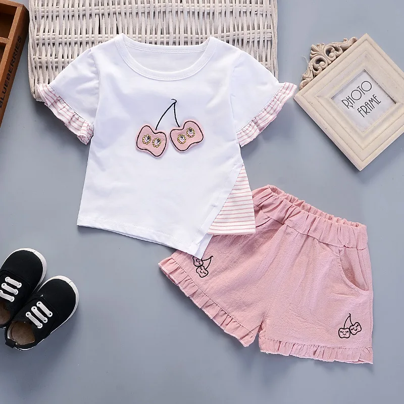 baby girls clothing set summer girls tracksuit set toddle cotton set t-shirt +shorts 2pcs set infant kids clothes
baby girls clothing set summer girls tracksuit set toddle cotton set t-shirt +shorts 2pcs set infant kids clothes