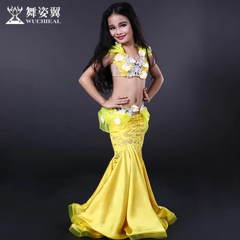 2016 Promotion Wuchieal Brand High Grade Bellydance Costumes 2018 New Kid Girls Belly Dance Performance Top+skirt Suits Rt089
2016 Promotion Wuchieal Brand High Grade Bellydance Costumes 2018 New Kid Girls Belly Dance Performance Top+skirt Suits Rt089