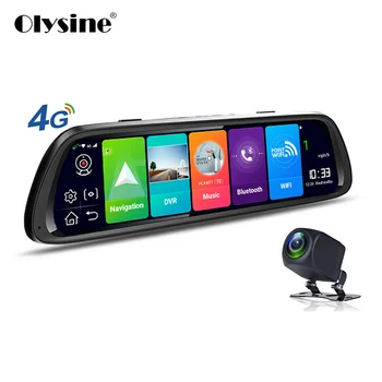 Olysine 10" Android 8.1 Car DVR 4G WIFI GPS Navigator Dash Cam Camera Stream Media Full HD 1080P Rear View Mirror Video Recorder
Olysine 10" Android 8.1 Car DVR 4G WIFI GPS Navigator Dash Cam Camera Stream Media Full HD 1080P Rear View Mirror Video Recorder