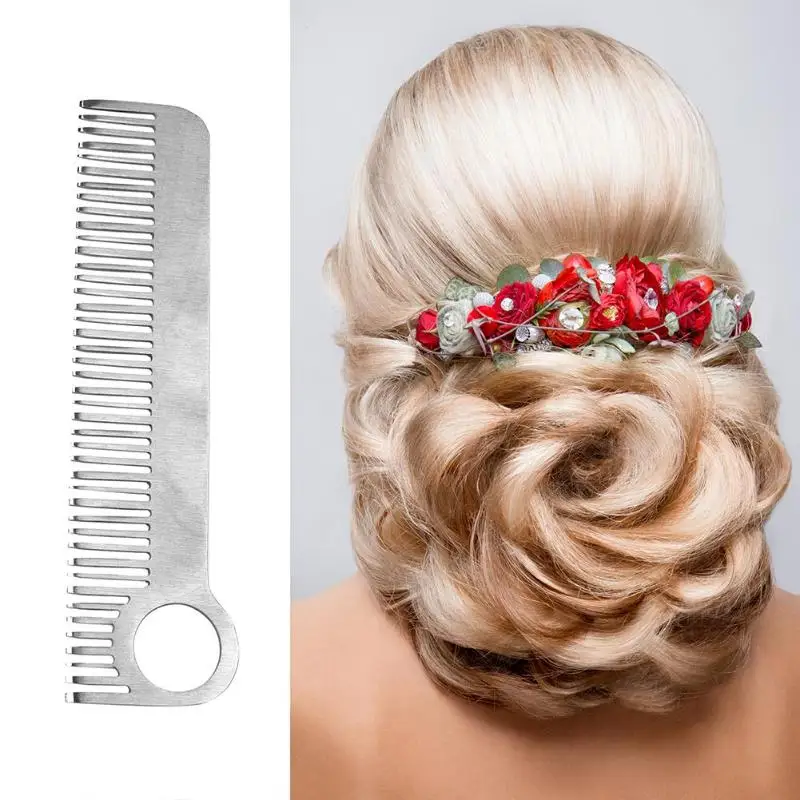1 Pc Portable Stainless Steel Hair Combs EDC Gear Pocket Comb Travel Tools Health Care Tools for Unisex Women Men Wholesale
1 Pc Portable Stainless Steel Hair Combs EDC Gear Pocket Comb Travel Tools Health Care Tools for Unisex Women Men Wholesale