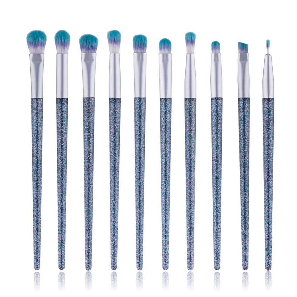 New 10pcs Diamond Makeup Brushes sets with Bag Blue Crystal Makeup Brush kits Eyeshadow Contour Powder Brush Quicksand Glitter
New 10pcs Diamond Makeup Brushes sets with Bag Blue Crystal Makeup Brush kits Eyeshadow Contour Powder Brush Quicksand Glitter