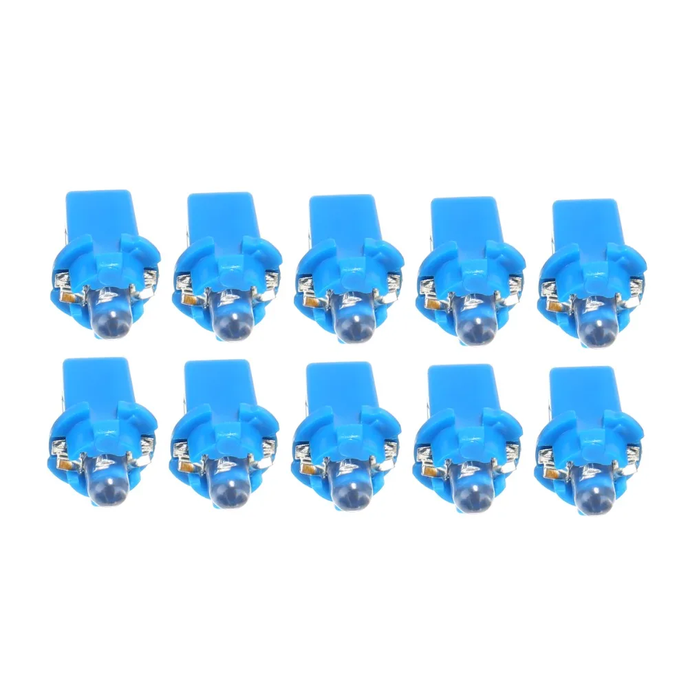 10PCS 12V Blue T5 B8.3D 1SMD LED Car Interior Dome Dashboard Panel Side Light Bulb Auto Truck Boat Indicator Lamp
10PCS 12V Blue T5 B8.3D 1SMD LED Car Interior Dome Dashboard Panel Side Light Bulb Auto Truck Boat Indicator Lamp