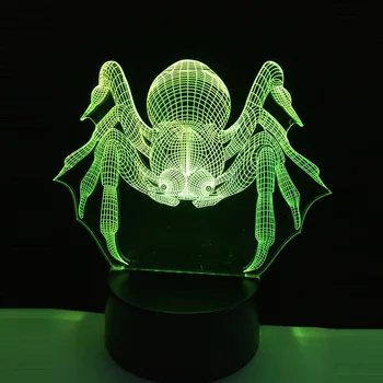 Amroe New 2018 3D LED Night Light 7 Colors Change Spider Desk Lamp Colorful decoration Party Sleep Bulb Funny Cool Toys Boy lamp
Amroe New 2018 3D LED Night Light 7 Colors Change Spider Desk Lamp Colorful decoration Party Sleep Bulb Funny Cool Toys Boy lamp