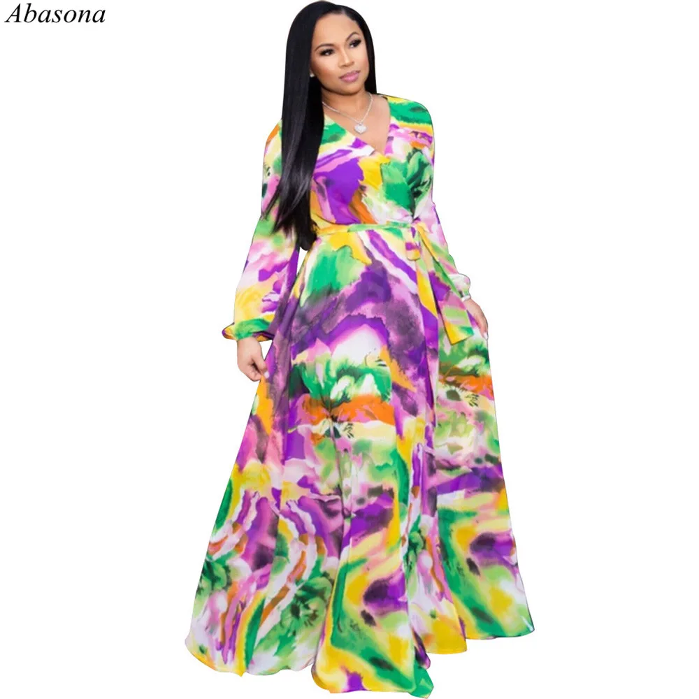 2019 Women Summer Floral Printed Chiffon Long Beach Dress Belt Bohemian Loose Maxi Dress Vintage Elegant Evening Party Dresses
2019 Women Summer Floral Printed Chiffon Long Beach Dress Belt Bohemian Loose Maxi Dress Vintage Elegant Evening Party Dresses