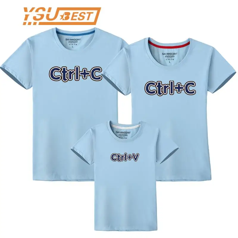 Daddy and Me Father Son Little Matching Shirts CTRL C+CTRL V Printed T-shirts Family Outfits Shirts Mom and Son Matching Clothes
Daddy and Me Father Son Little Matching Shirts CTRL C+CTRL V Printed T-shirts Family Outfits Shirts Mom and Son Matching Clothes