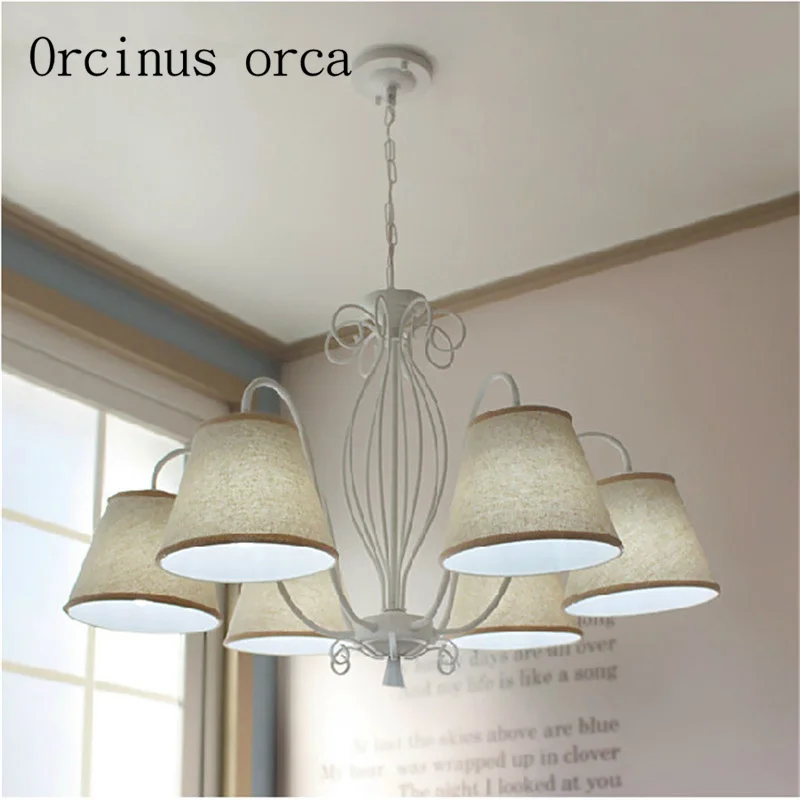 Korean chandelier American garden simple living room bedroom restaurant chandelier Nordic Iron Chandelier
Korean chandelier American garden simple living room bedroom restaurant chandelier Nordic Iron Chandelier