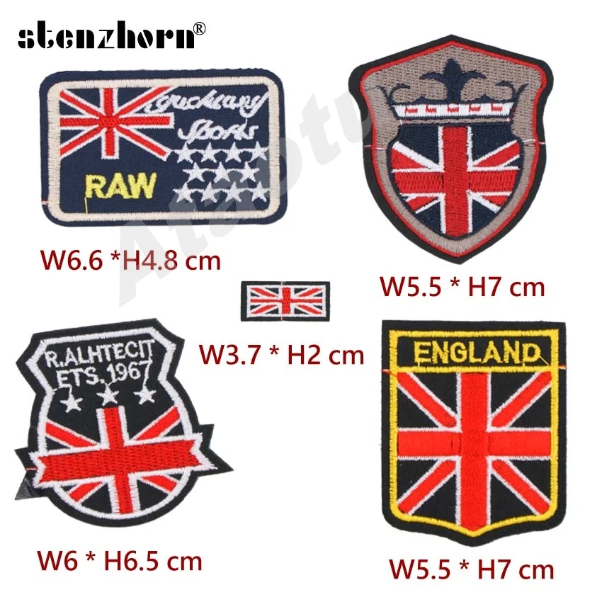 (1PC) fashion Logo ENGLAND Country Flag crown Iron On Embroidered Patches For Clothing Badge Garment Appliques DIY Accessory
(1PC) fashion Logo ENGLAND Country Flag crown Iron On Embroidered Patches For Clothing Badge Garment Appliques DIY Accessory