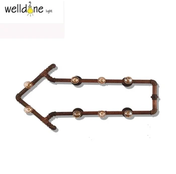 Arrow Retro Industrial Iron lamps Loft Vintage Metal Wall Lights Water Pipe Arrow Wall Lamp for Living Room Cafe Bar
Arrow Retro Industrial Iron lamps Loft Vintage Metal Wall Lights Water Pipe Arrow Wall Lamp for Living Room Cafe Bar