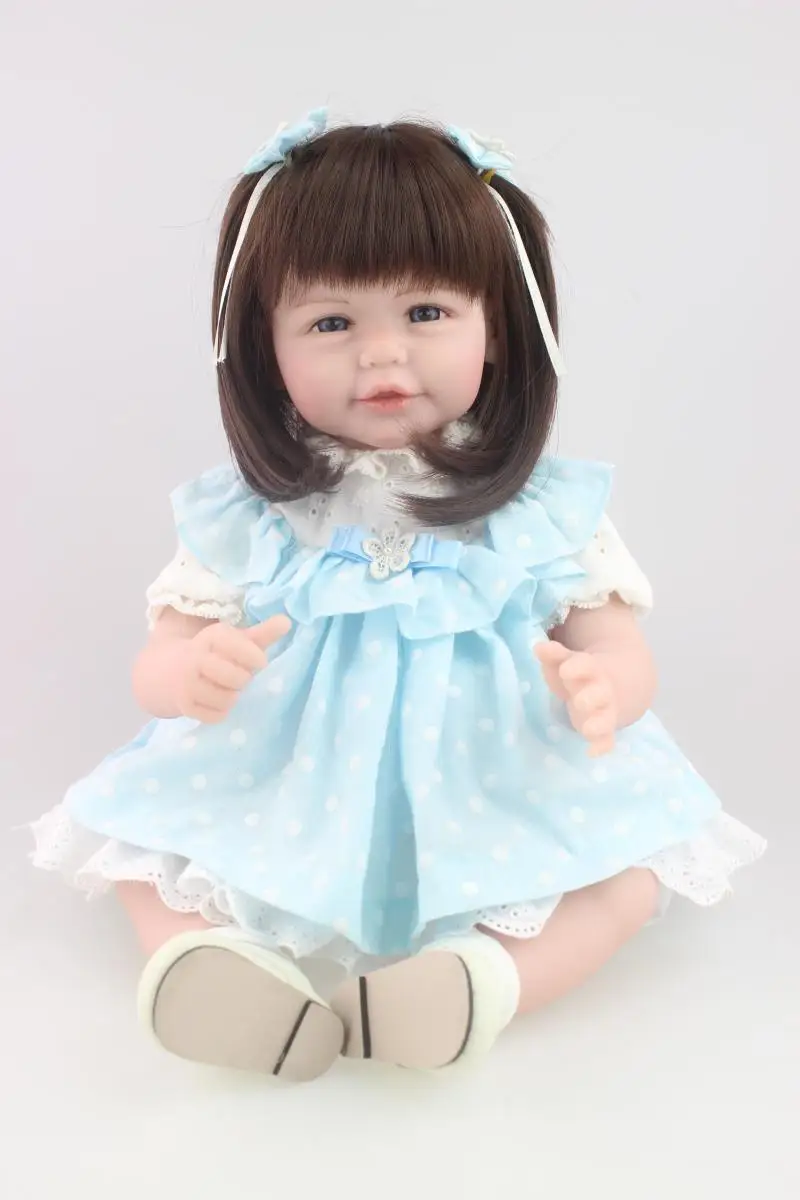 About 52cm Silicone reborn baby dolls handmade lifelike reborn babies dolls birthday Christmas gift brinquedos for children
About 52cm Silicone reborn baby dolls handmade lifelike reborn babies dolls birthday Christmas gift brinquedos for children
