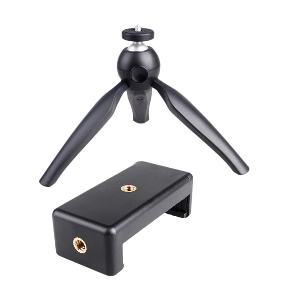Mini Desktop Tripod with Phone Holder Mount, Camera Tripod Monopod for iPhone X 7 Canon Nikon Gopro Smartphone
Mini Desktop Tripod with Phone Holder Mount, Camera Tripod Monopod for iPhone X 7 Canon Nikon Gopro Smartphone