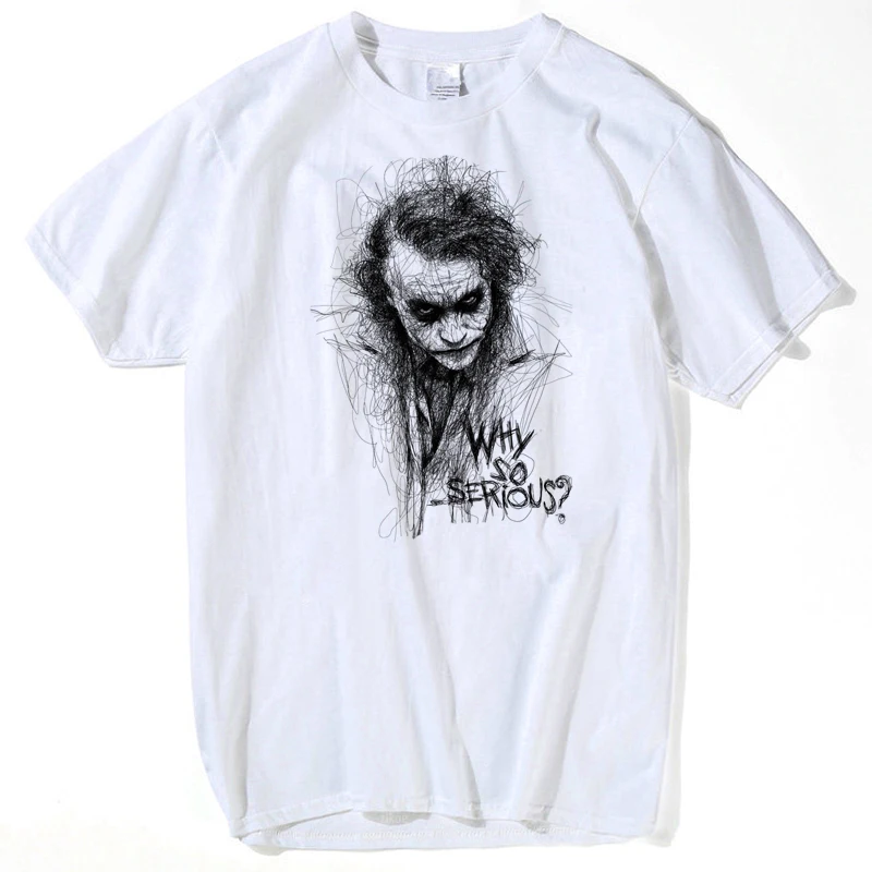 Make T Shirts Online Printing Machine Men Joker The Dark Knight Heath Ledger Graphic O-Neck Short-Sleeve T Shirts s-xxxl
Make T Shirts Online Printing Machine Men Joker The Dark Knight Heath Ledger Graphic O-Neck Short-Sleeve T Shirts s-xxxl