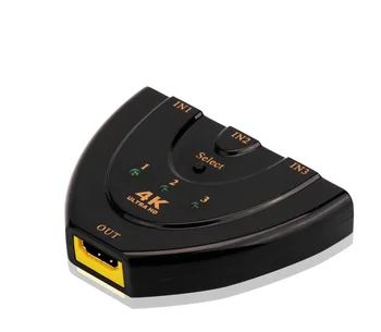 Mini 3 Ports HDMI Switch 1.4b 4k*2k 3D Switcher HDMI Splitter 3 in 1 Out Port Hub for DVD HDTV Xbox PS3 PS4 1080P
Mini 3 Ports HDMI Switch 1.4b 4k*2k 3D Switcher HDMI Splitter 3 in 1 Out Port Hub for DVD HDTV Xbox PS3 PS4 1080P