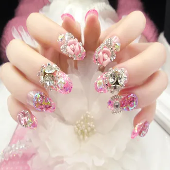 Hotsale Bride Health Daily Nail Care Pregnant Women Available False Nail With Rehinestone Nail Art Easy Manicure Fake Nail Strip
Hotsale Bride Health Daily Nail Care Pregnant Women Available False Nail With Rehinestone Nail Art Easy Manicure Fake Nail Strip