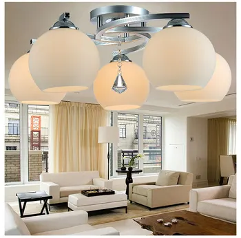 Glass living room bedroom three head five ceiling lighting glass ball mounted bulb ceiling lamps simple CL FG318
Glass living room bedroom three head five ceiling lighting glass ball mounted bulb ceiling lamps simple CL FG318