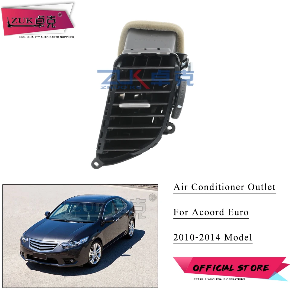 ZUK For HONDA Accord Euro Spirior CU1/2 Driver Passenger Side AC Air Conditioner Vent Outlet Year 2010 2011 2012 2013 2014 Black
ZUK For HONDA Accord Euro Spirior CU1/2 Driver Passenger Side AC Air Conditioner Vent Outlet Year 2010 2011 2012 2013 2014 Black