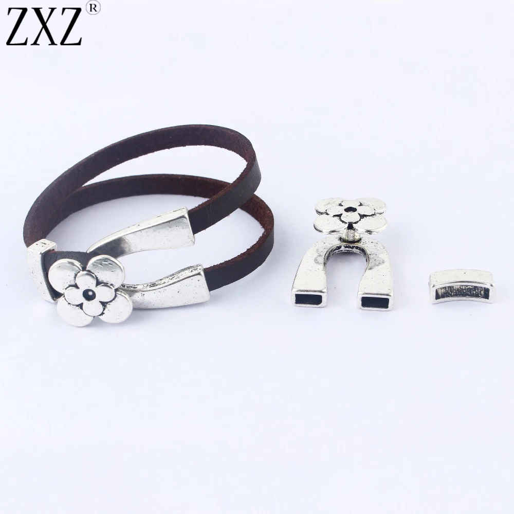ZXZ 2 Sets Antique Silver Flower Wishbone End Clasps Double Strand For 5x2mm Flat Leather Cord Bracelet Making Findings
ZXZ 2 Sets Antique Silver Flower Wishbone End Clasps Double Strand For 5x2mm Flat Leather Cord Bracelet Making Findings