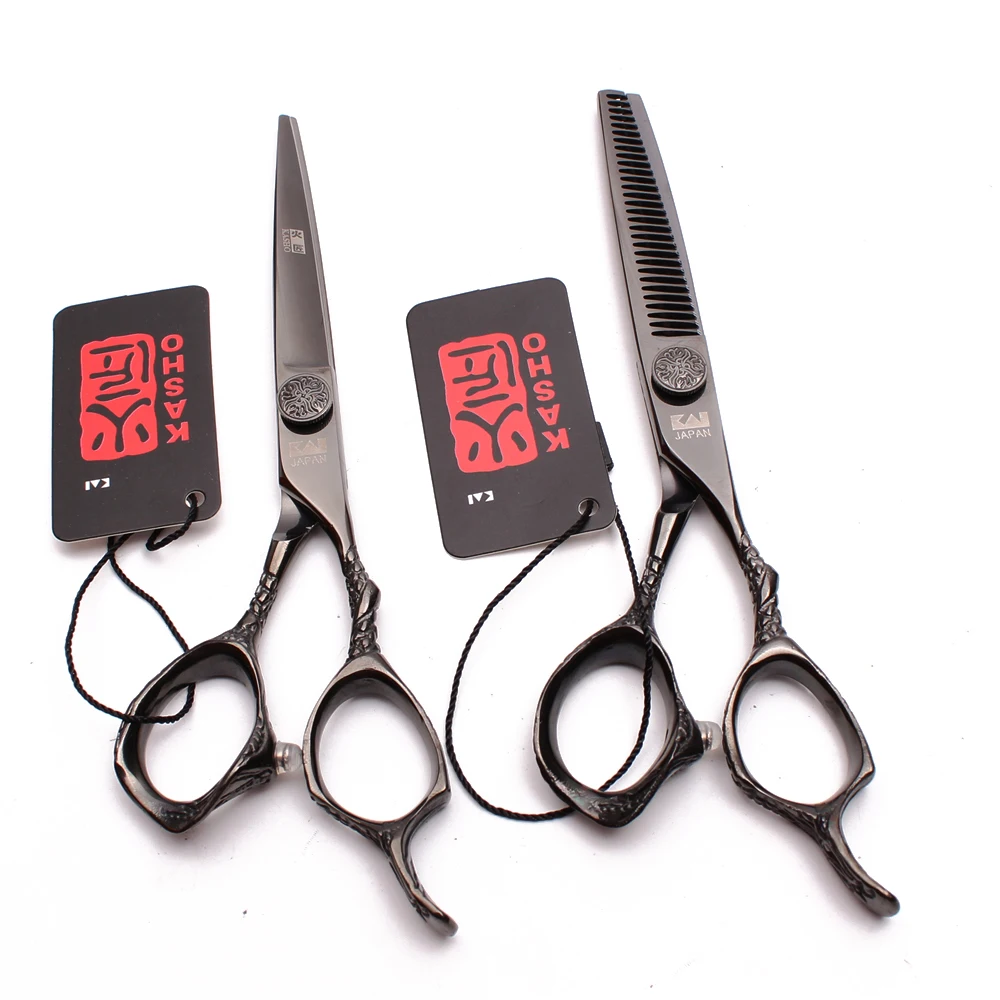 50Pcs 6" 17.5cm Kasho 440C Haircut Scissors Cutting Scissors Thinning Shears Professional Barber Makas Salon Hair Scissors H9001
50Pcs 6" 17.5cm Kasho 440C Haircut Scissors Cutting Scissors Thinning Shears Professional Barber Makas Salon Hair Scissors H9001