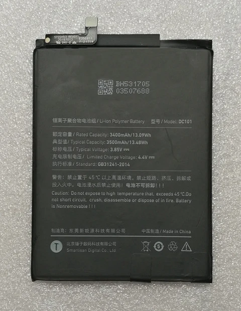 100% 3500mAh DC101 Replacement Battery For Smartisan Jianguo Nut U1 Pro OD103 OD105 OD101 Bateria Batterie Cell Phone Batteries
100% 3500mAh DC101 Replacement Battery For Smartisan Jianguo Nut U1 Pro OD103 OD105 OD101 Bateria Batterie Cell Phone Batteries